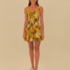 vestido curto estampado biribá